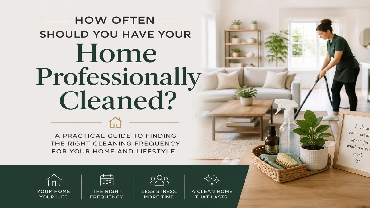 How Often Should You Have Your Home Professionally Cleaned?